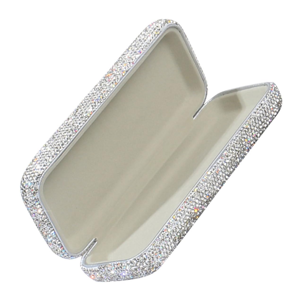 5stücke Rhinestone Brillenetui Für Auto Tragbarer Eyewear Organizer Hartschaliges Design Mit Weicher Innenauskleidung Stilvolles Accessoire Für Sonnenbrillen Und Brillen