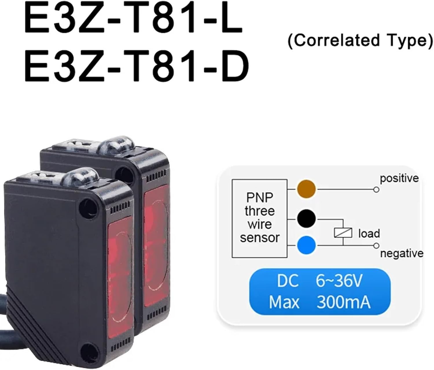 1pc Photoelectric Switch Sensor Diffuse Reflection DC12V-24V with Bracket E3Z-D61 D81 E3Z-T61 T81 E3Z-R61 R81 LS61(E3Z-T81)