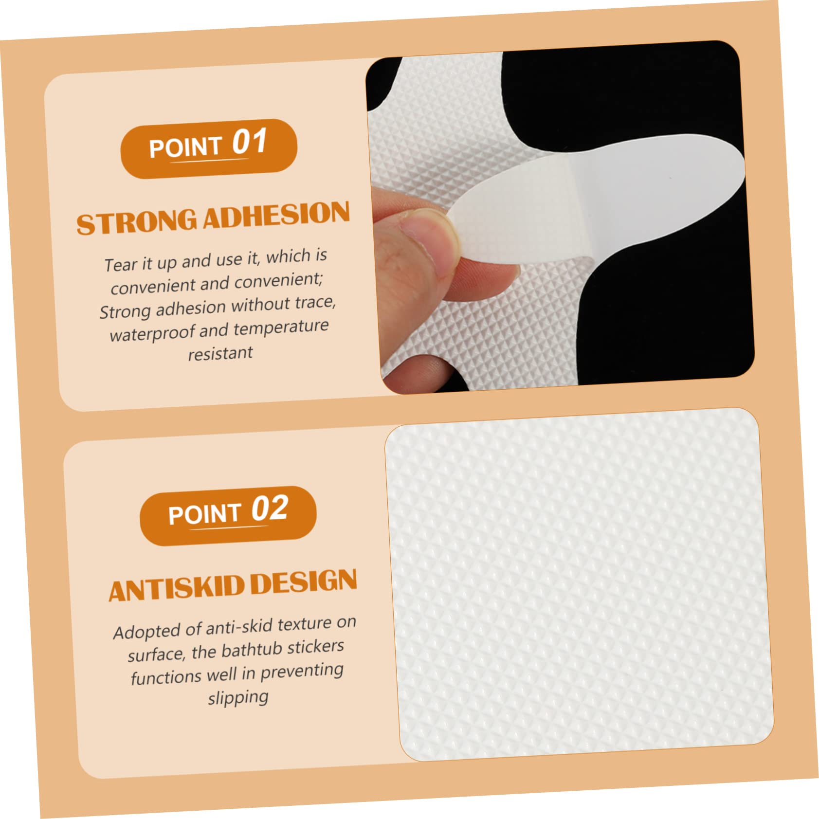 Alipis 72 Pegatinas Antideslizantes para Baño Pegatinas De Colores Pegatinas A Prueba De Agua Pegatinas Antideslizantes para Bañera Tiras De Seguridad Escalonadas Pegatinas para