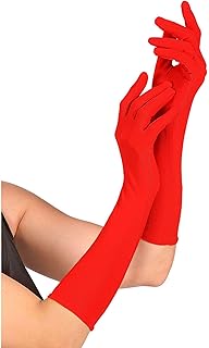W WIDMANN MILANO Party Fashion - Handschuhe, 60 cm lang, Karneval 20er Jahre, Party Thema