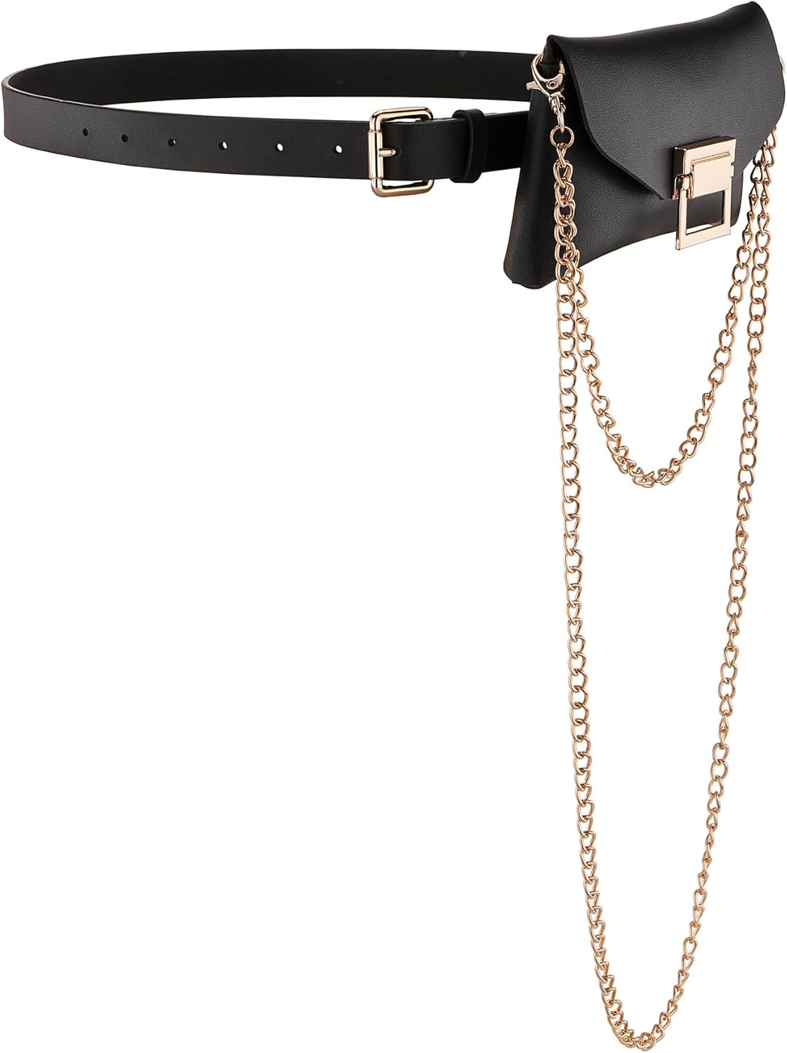 AiSi Hüfttasche Aus Kunstleder - Verstellbar Mit Quaste