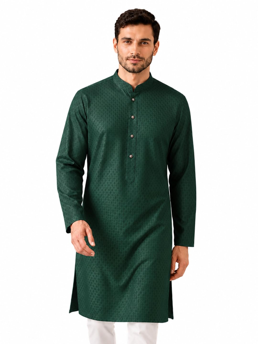 Jacquard Kurta for Men Ethnic Wear-picture-18