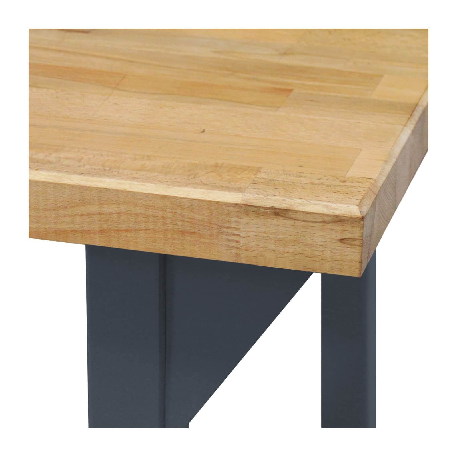 ADB Werkbank Werktisch Grundmodell 2 B2000xT750xH850mm RAL7016 Arbeitstisch Montagewerkbank Packtisch für Werkstatt bis 500 kg belastbar hergestellt in der EU