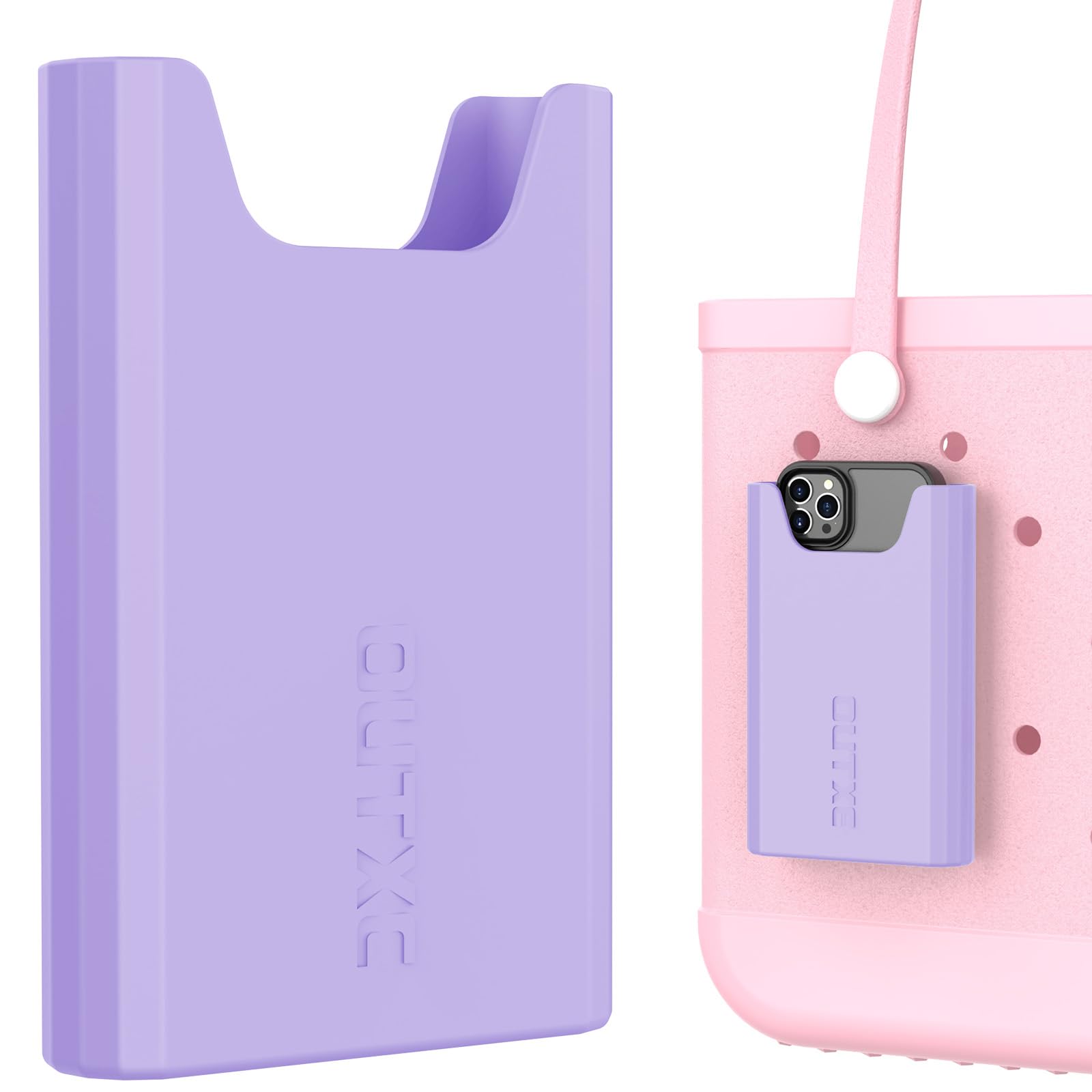 Support de téléphone pour sac Bogg insert silicone violet - 8