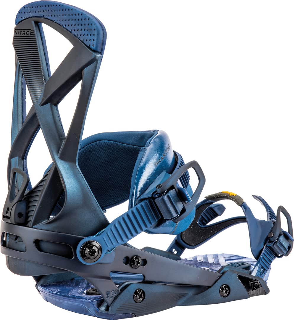 Nitro Phantom '23 All Mountain Freeride Freestyle Fixation de Snowboard Hommes, Océan, m