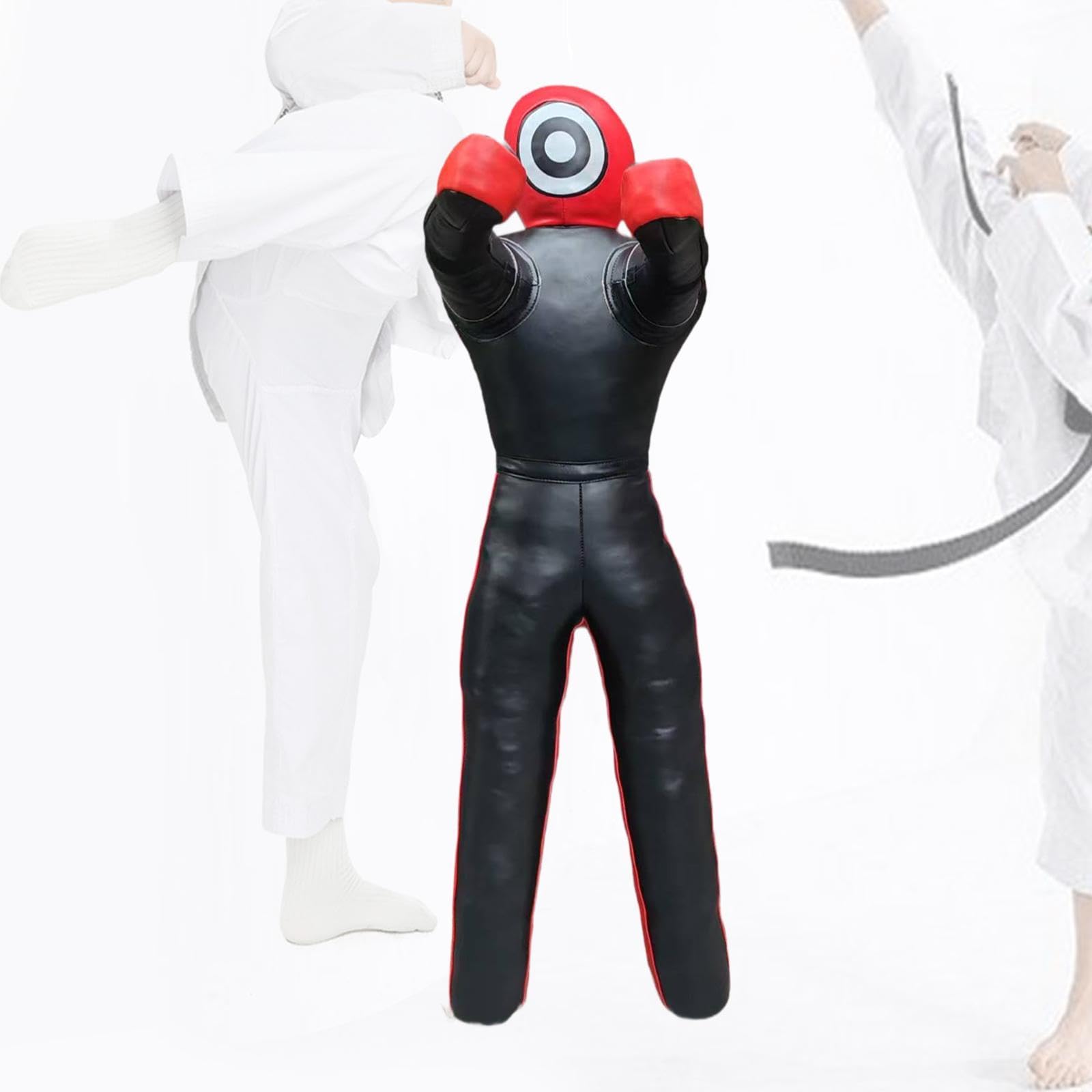 rockible Unfilled Wrestling Dummy, Punching Bag, Professional Boxing Dummy,Grappling Training Aid for Practice Workout,Throwing Indoor, 175cm Height