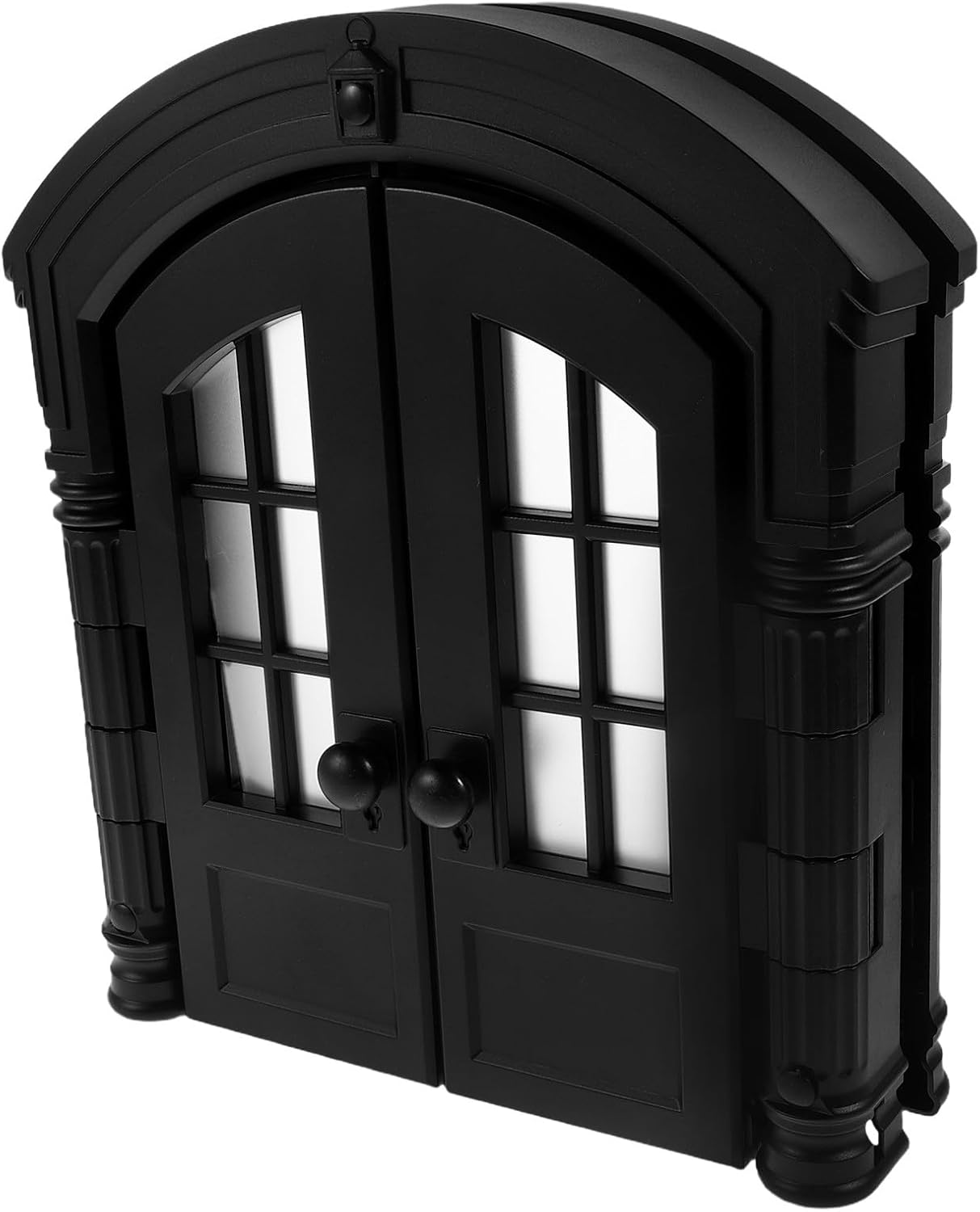 Indoor Cat Door with Double Opening, Interior Pet Flap for Cats and Small Dogs, Plastic Screen Gate for Kittens and Puppies, Easy Install for Bedroom and Laundry Room