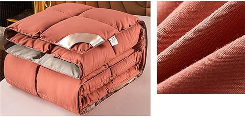 Miniatura 5 de HJMDP - Juego de edredón grueso de invierno con forma de pan tela de plumas en forma de pan tamaño individual Queen y King color  D tamaño 866 x