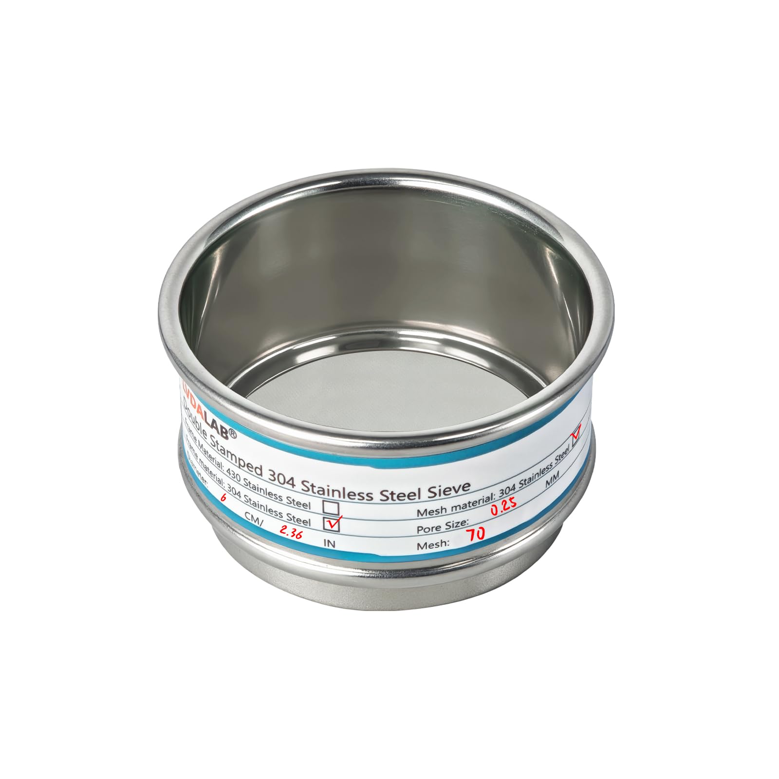Stainless Steel Lab Sieve - 400 Mesh -25 Stainless Steel Lab Sieve - 400 Mesh -25