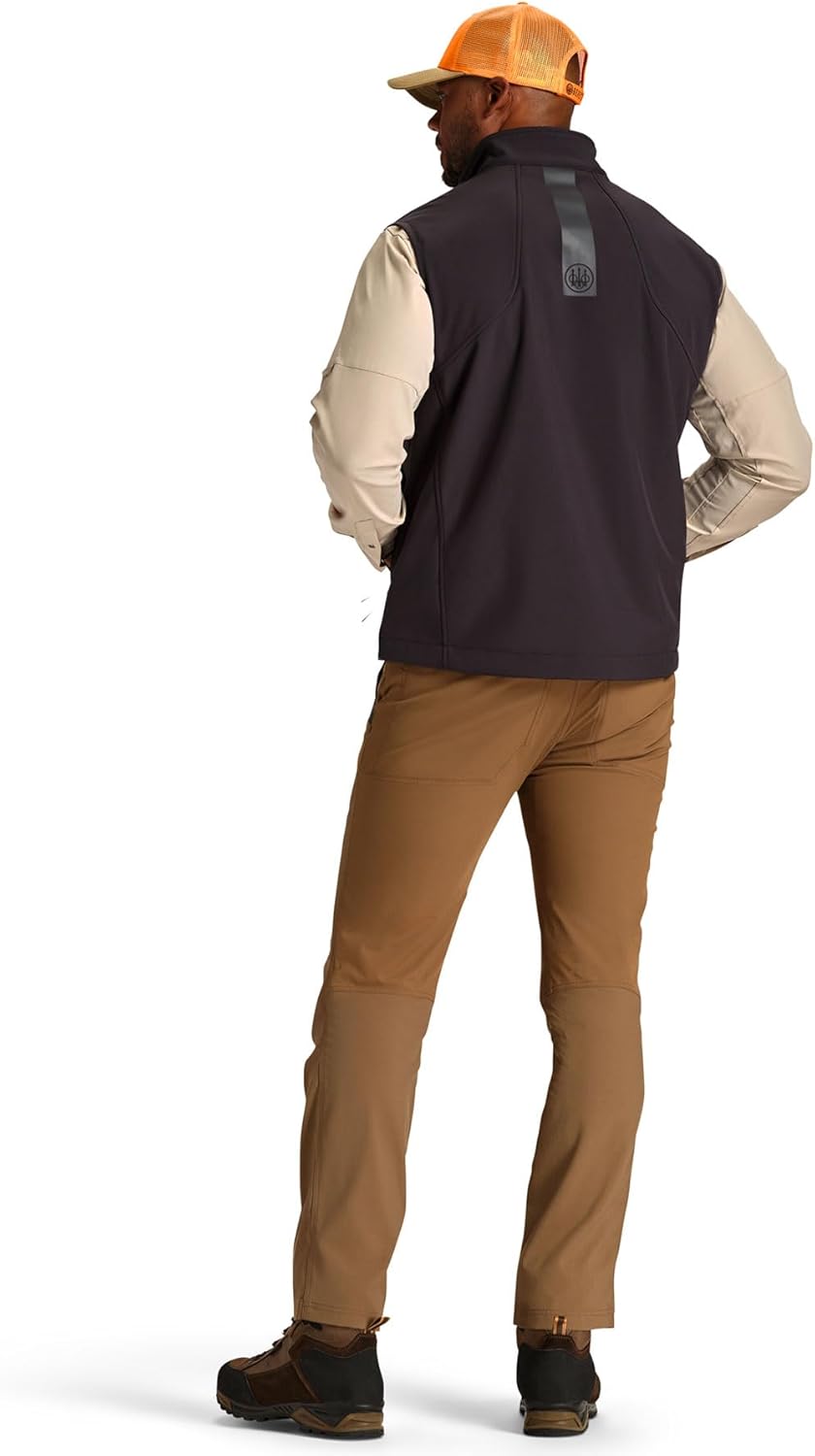 Beretta Men's Daybreak Softshell Outdoor Hiking Upland Hunting Lightweight Wind & Water-Repellent Breathable Mesh Lined Vest - Image 5