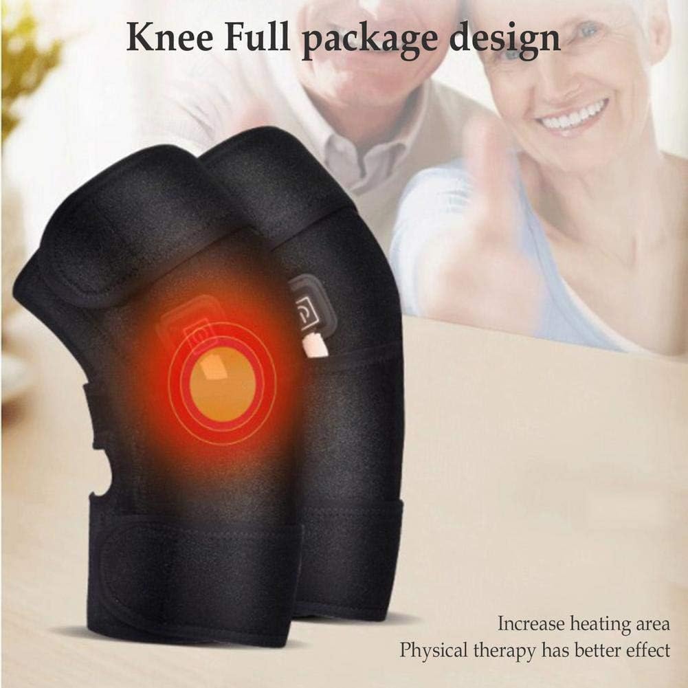 Electric Knee Pads Breathable Comfortable Heating Knee Wrap Heated Warm Knee Pads Comfortable and Wear-Resistant