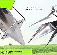 Vista 4 de Sembradora de jardín, sembradora manual, maceta de maíz de operación humanizada ajustable de profundidad, accesorios de jardín, para transmisión