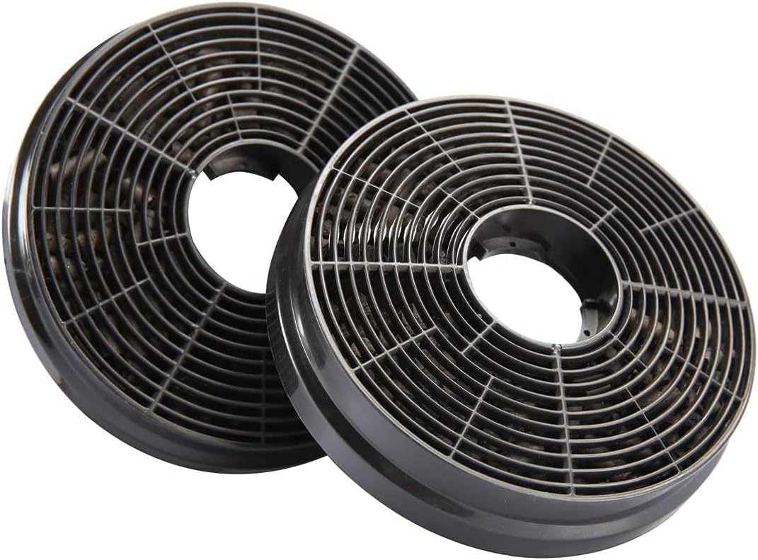 CIARRA CACF003 Range Hood Carbon Filters for Wall Mount Range Hood, Replacement Charcoal Filters for Ductless Ventilation, Easy Installation, Set of 2