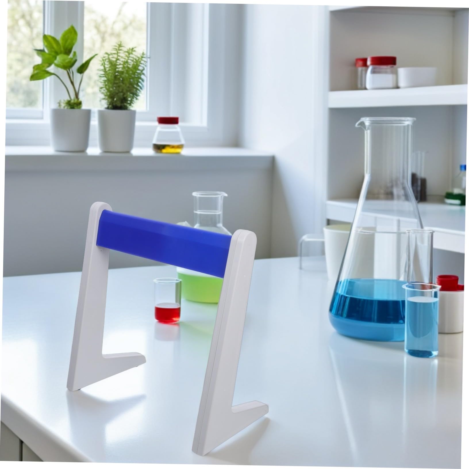 Soporte para Pipetas de Plástico Resistente para Laboratorio Organizador Estable y Fácil de Limpiar Compatible con Diferentes para Almacenamiento y Bancos de Trabajo