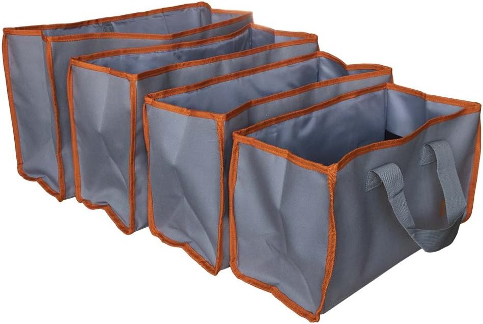 Shopping Bags for Shallow Express Style Supermarket Trolley Heavy Duty Set of 4