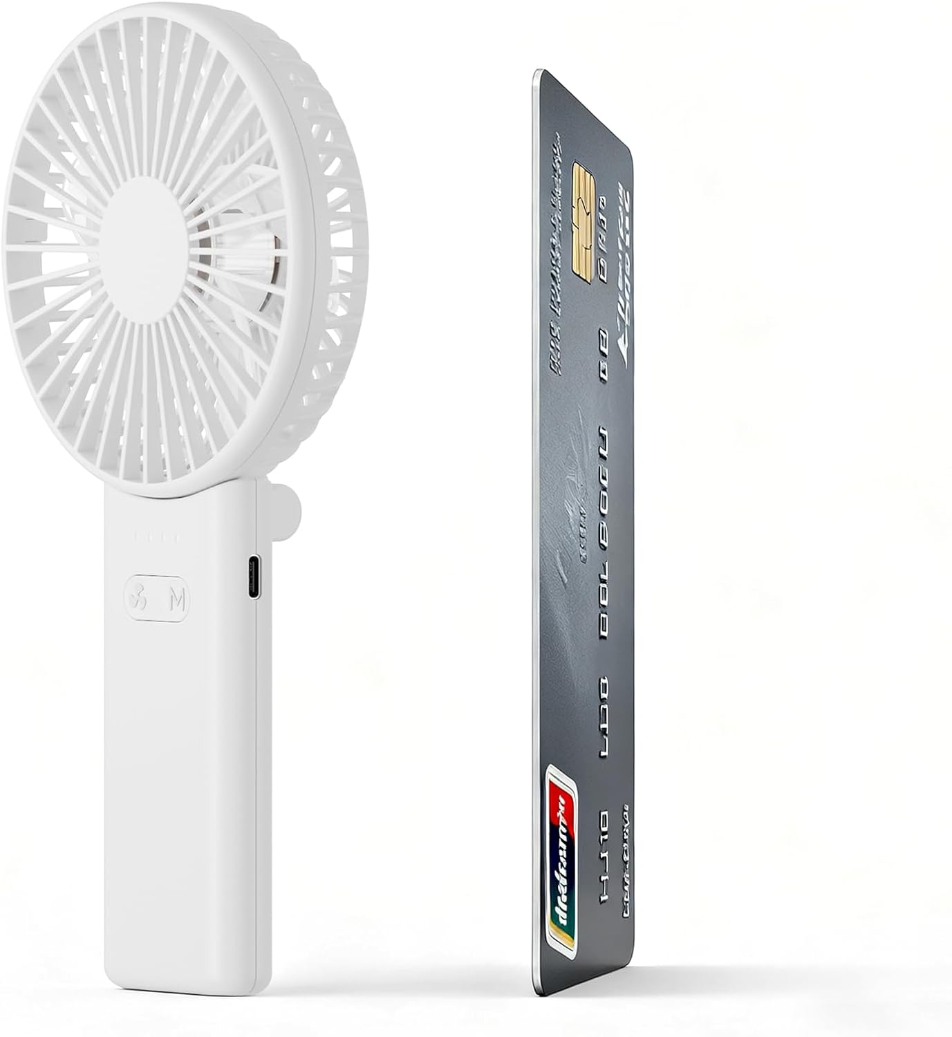 Ultra-𝐒𝐥𝐢𝐦 & Lightweight Handheld Fan, 5 Speeds Portable Hand