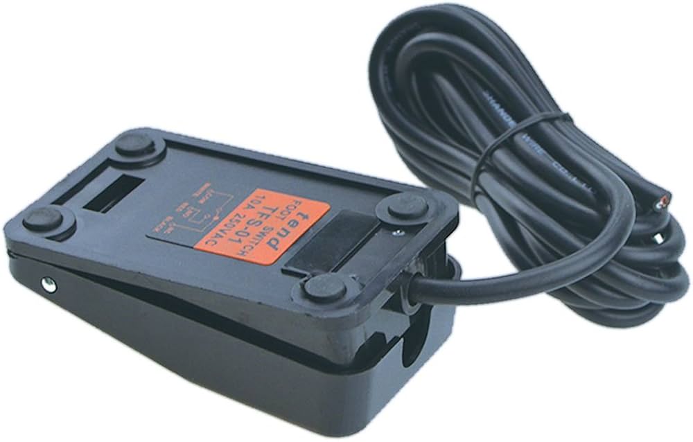 Ximimark 2 Pc Momentary Foot Controller Pedal Switch AC220V