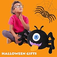 Vista 18 de ELAINREN Peluche de conejo loco grande, para Halloween, terrible conejito de Pascua, almohada de conejo blanco suave, abrazable, encantador