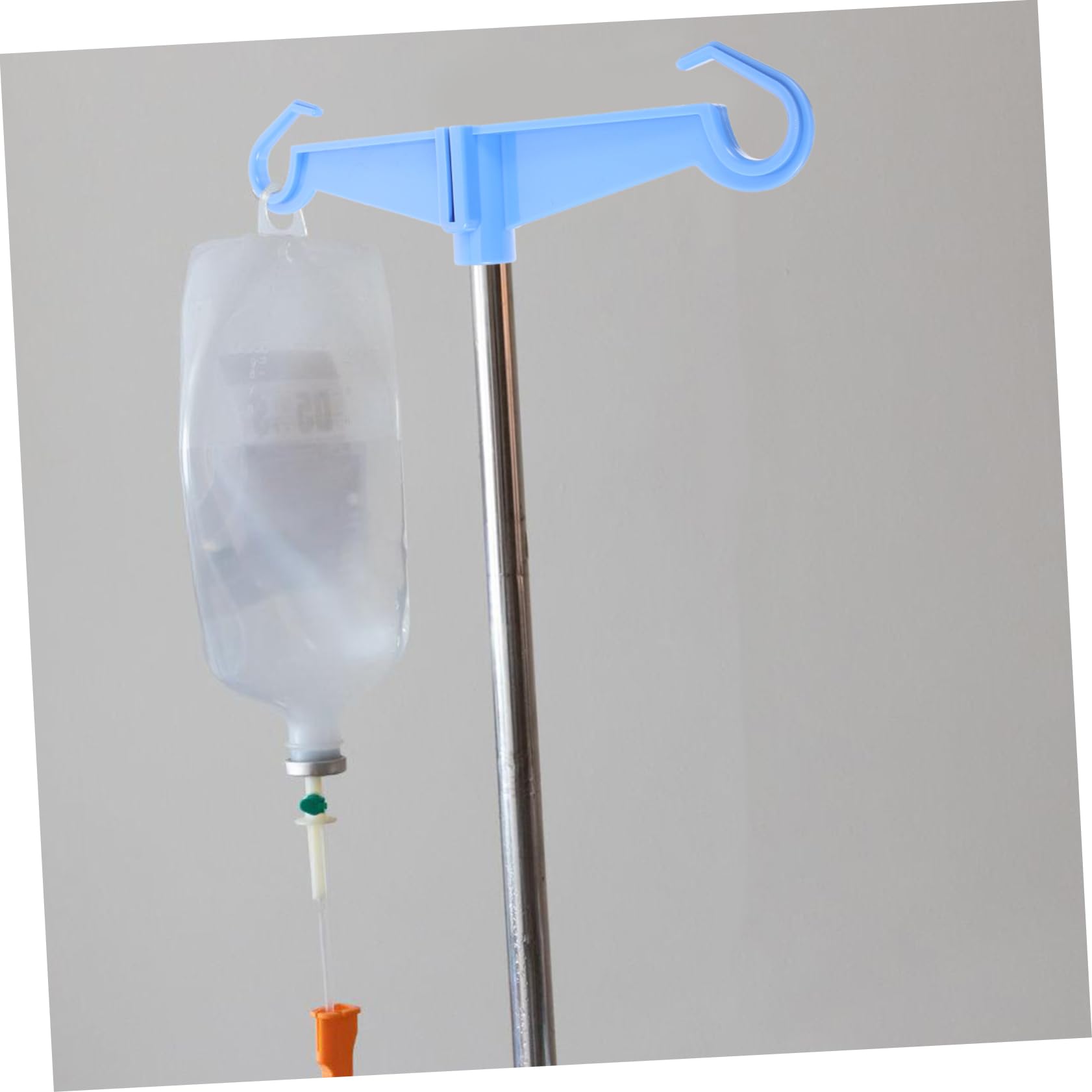 HOMSFOU Gancio Portaflebo in Plastica 11.22In Gancio Per Supporto Infusione Clinica Accessorio Per Asta Portaflebo Ospedaliero Facile Da Installare