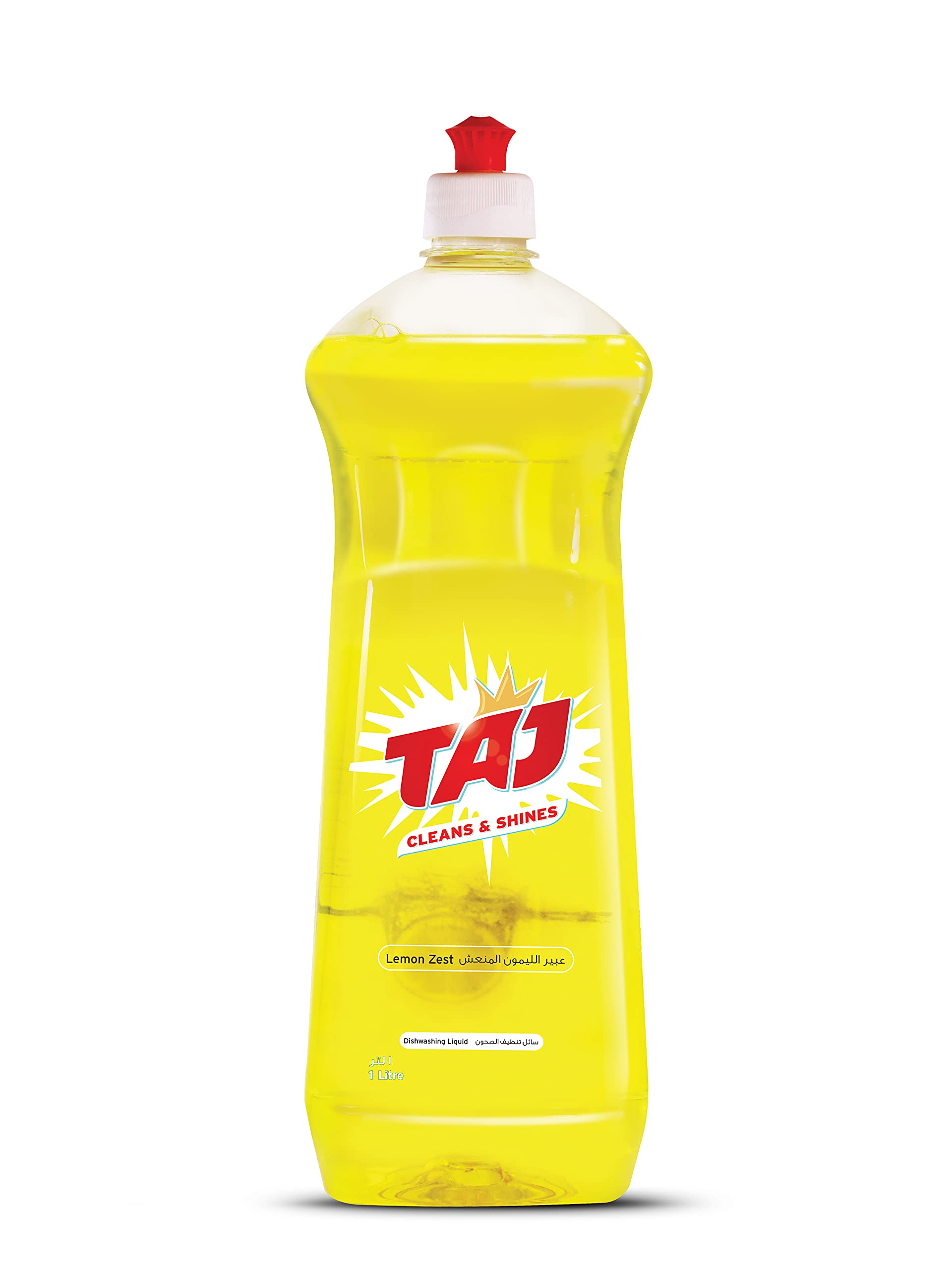 TAJ Dishwash Liquid Lemon - 12 x 1 Liter