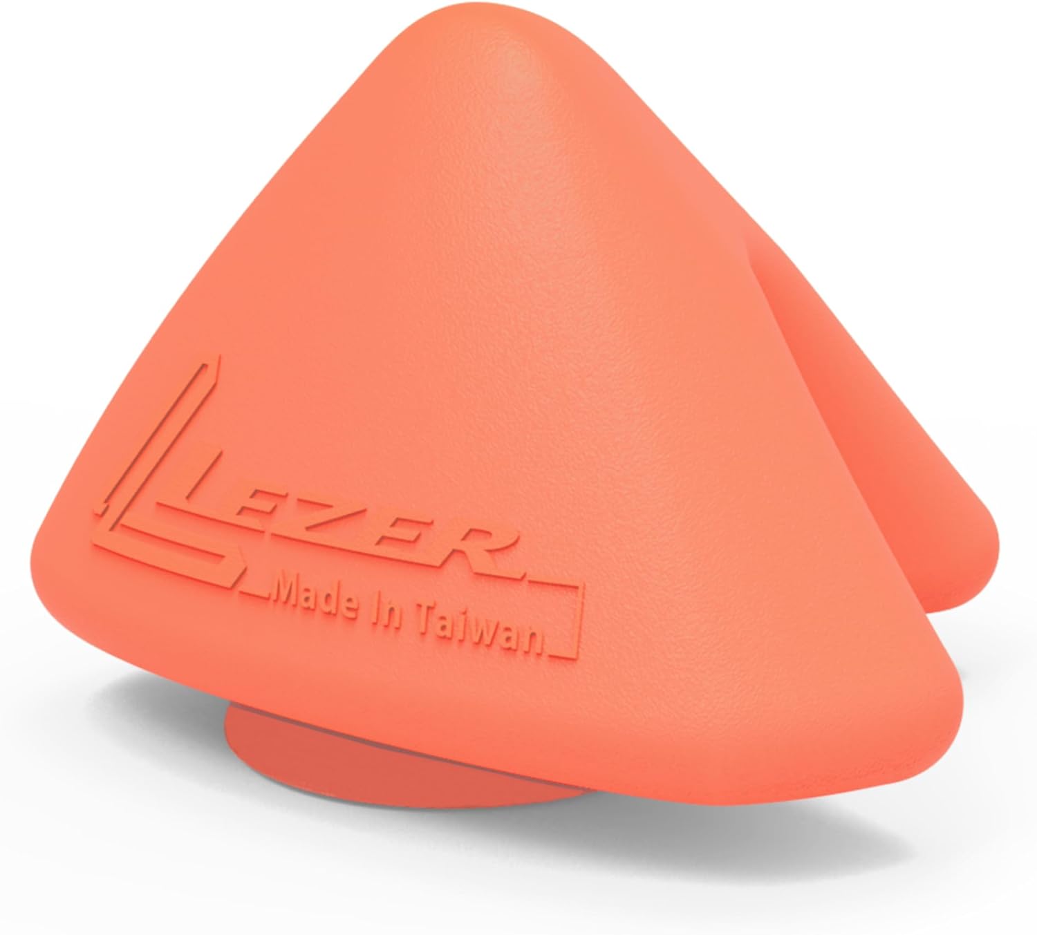 LEZER Large Trigger Massage Point, Manual Massage Ball, Hip Hook, Muscle Knot Release Tool, Deep Tissue Relief, Hip Flexor Iliacus Back Psoas Hand Foot Myofascial Physical Therapy, 3.5 inｘ3 in, Orange