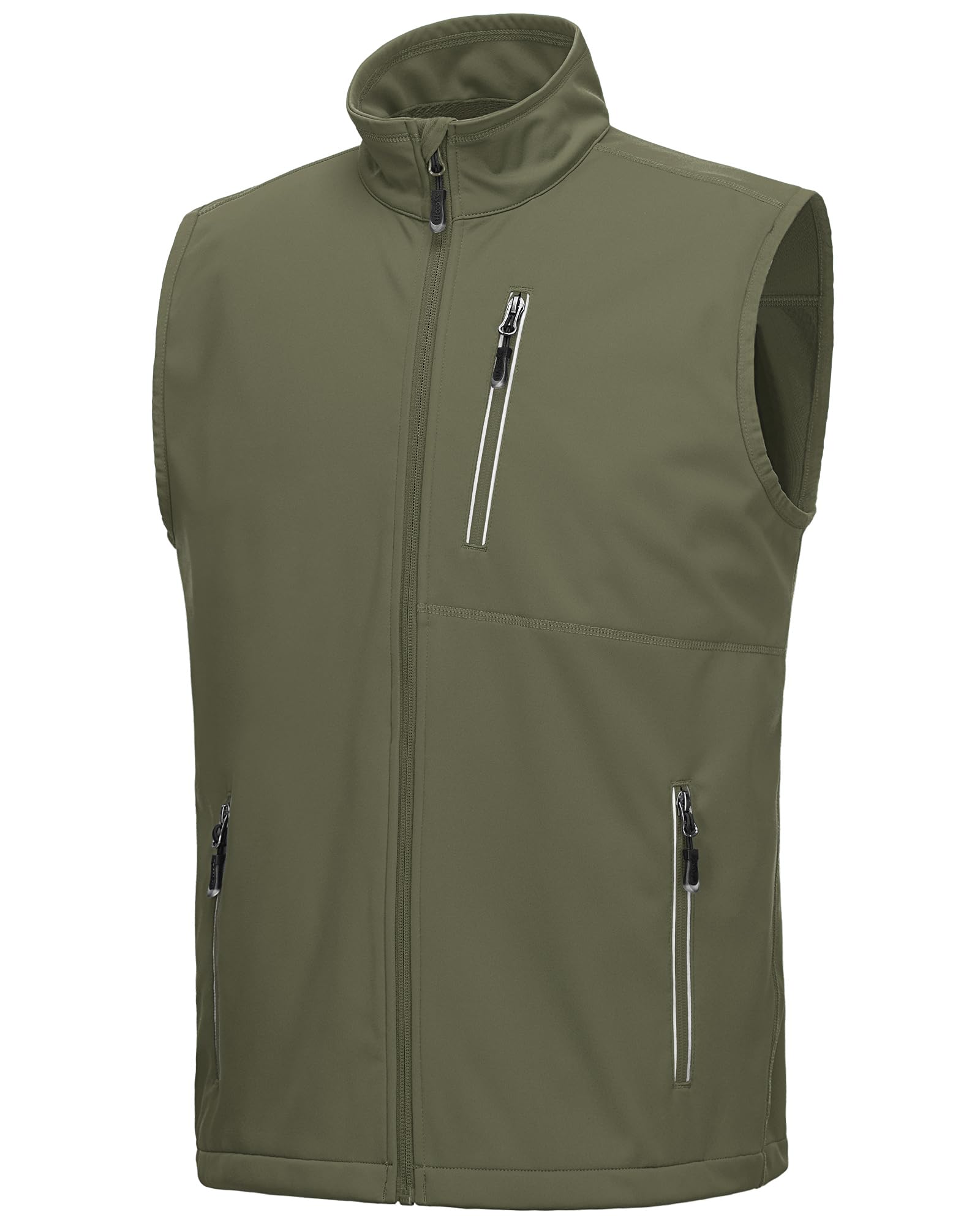 33,000ft Men's Windproof Lightweight Golf Vest Outerwear Sleeveless Jacket