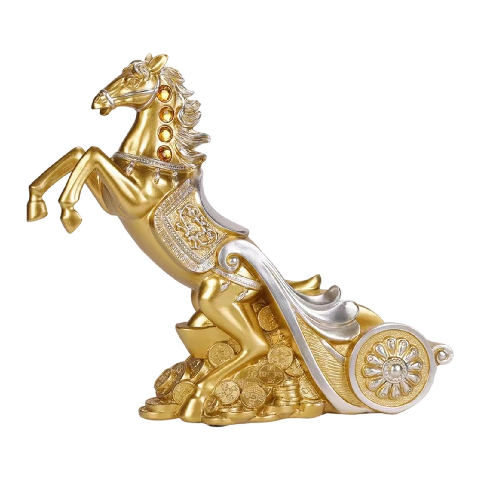 Soporte para Botellas de Vino con Forma de Caballo para Encimera O Mesa de Oficina en Casa.