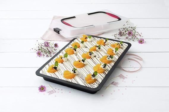 Zenker 3960 Baking Tray with Lid with Soft Handles