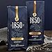 1850 Black Gold Dark Roast Coffee, Whole Bean, 2 Count
