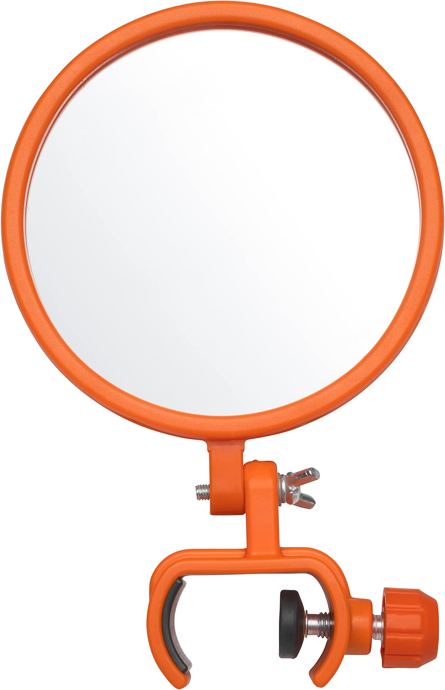 EZ Smart Large Inspection Mirror for Extension Pole – Expandable Inspection Mirror for Roof, Gutter, Duct, Under Vehicle & Car Checks – Retractable Security Mirror on a Stick for Inspection