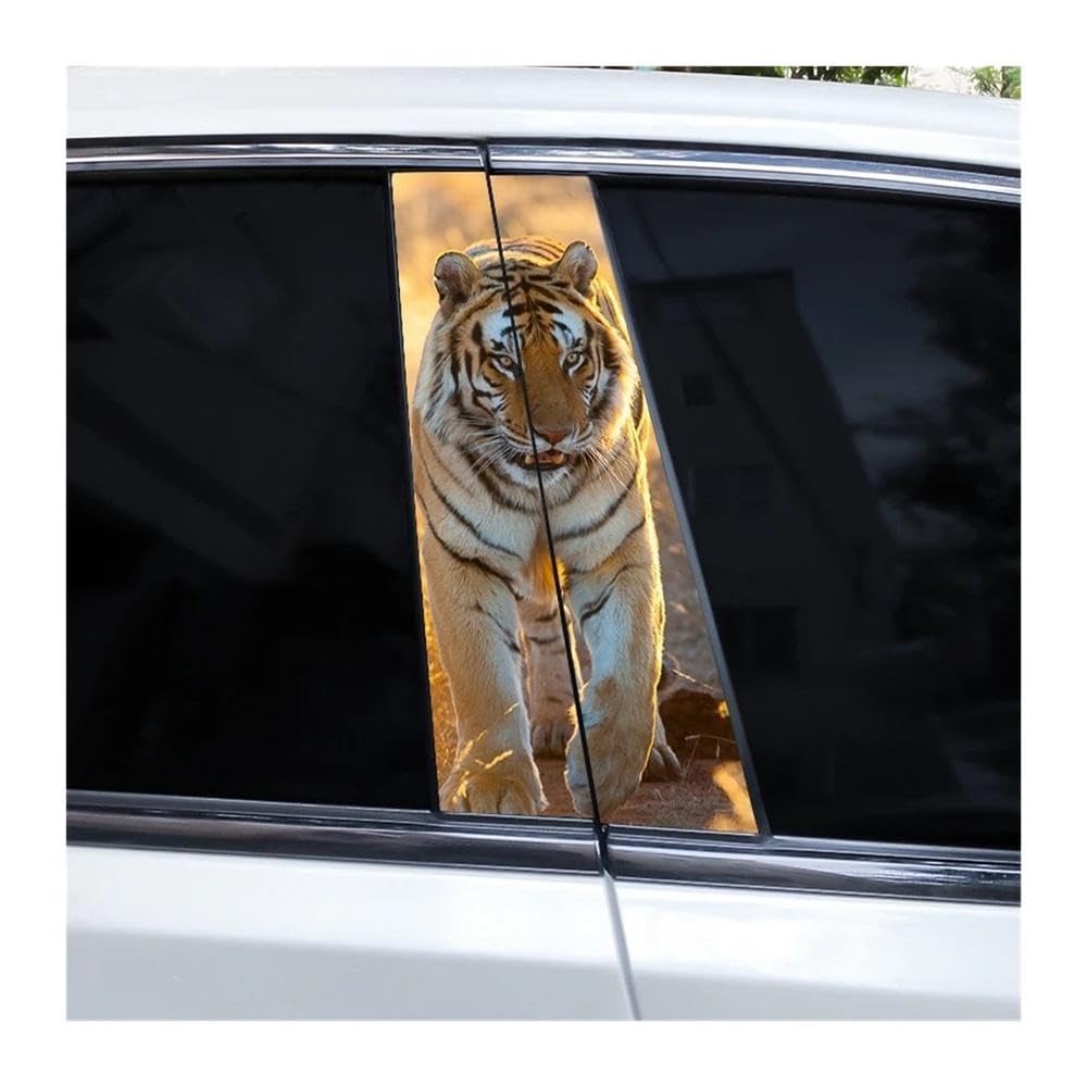 Bertdcx C Tiger Ar Sticker Door Pillar Decal Personalized Design Decal Vinyl Auto Parts(C)