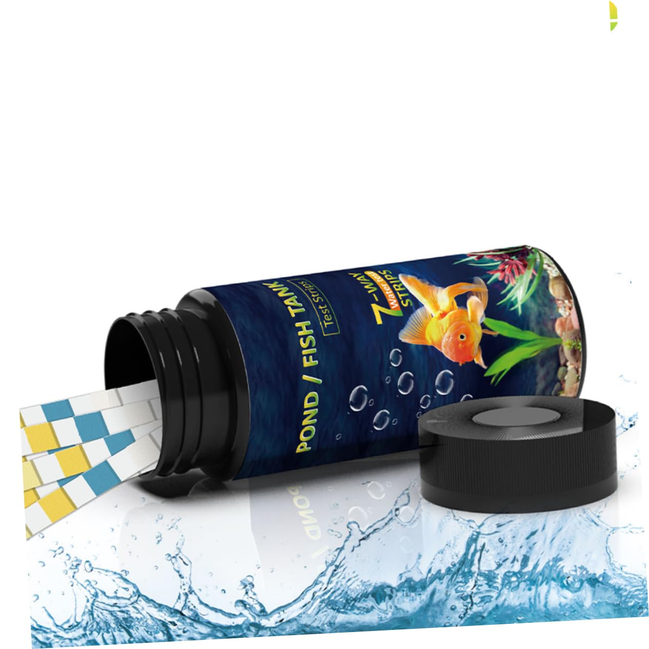 Zerodeko 200pcs Water Testing Strips for Fish Tanks Aquariums and Ponds Accurate Ph Hardness and Alkalinity Tests for Optimal Water Quality
