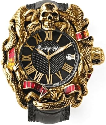 MonteGrappa Chaos S, stallone automatic orologio - oro \u0026 smalto ETA 2824 :  Amazon.it: Orologi