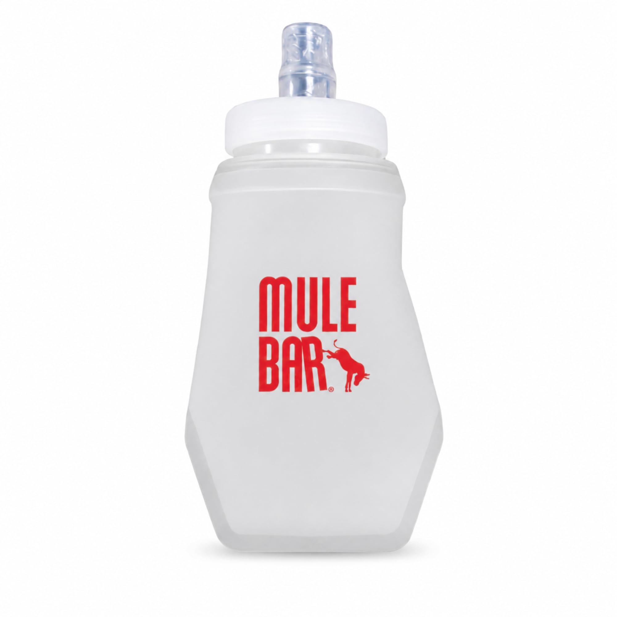 MULEBAR - Reusable Soft Flask - Silicone Water Bottle for Energy Gel - Trail Running, Marathon & Cycling - Waterproof, Lightweight - BPA Free - 250ml