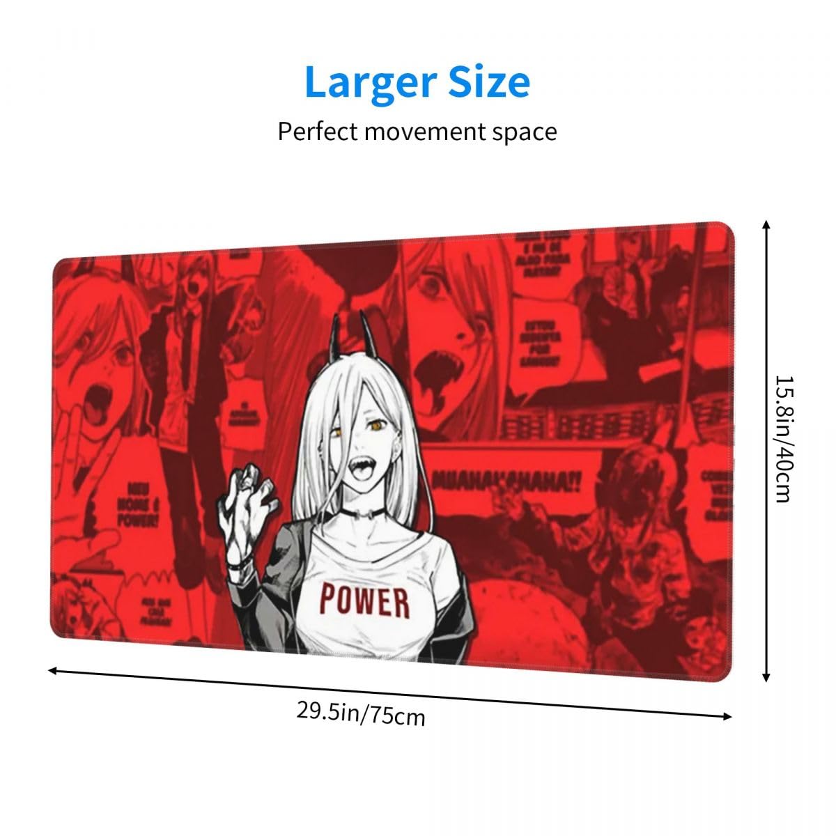 Amazon.co.jp: チェンソーマン10 マウスパッド プレミアム 滑り防止