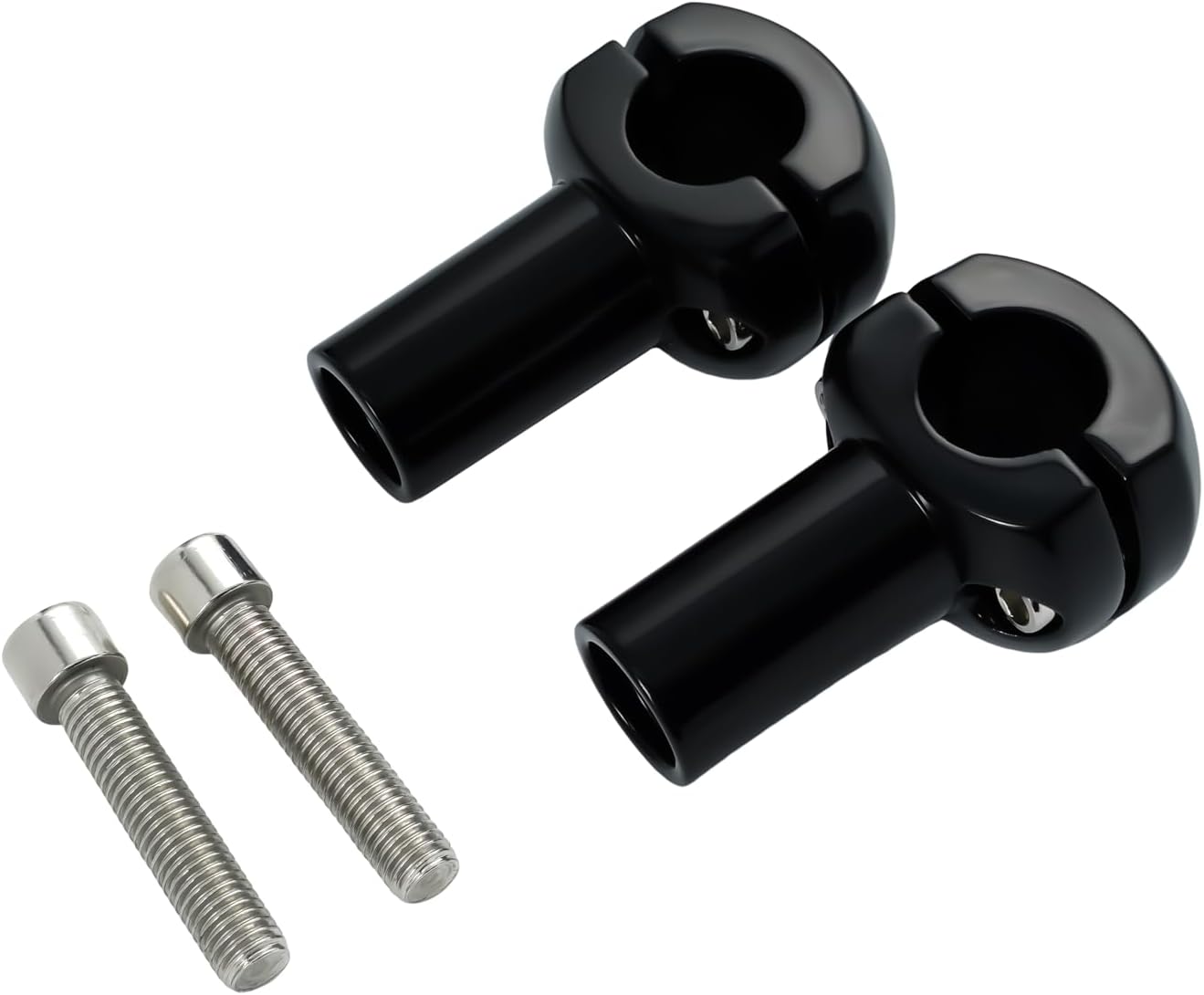 3'' Rise 25mm Motorcycle Handlebar Riser Clamp Mount For Harley Dyna Touring Softail Models Shadow Intruder Vulcan Road Star Drag Star Volusia Custom Application