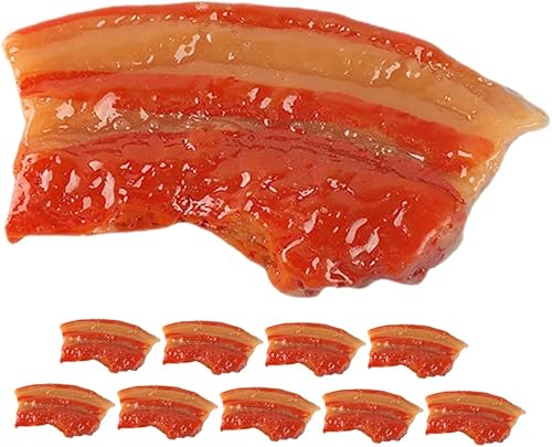SUPVOX 10 Pièces Modèle De Porc Fausse Viande Striée Miniature Décoration Alimen