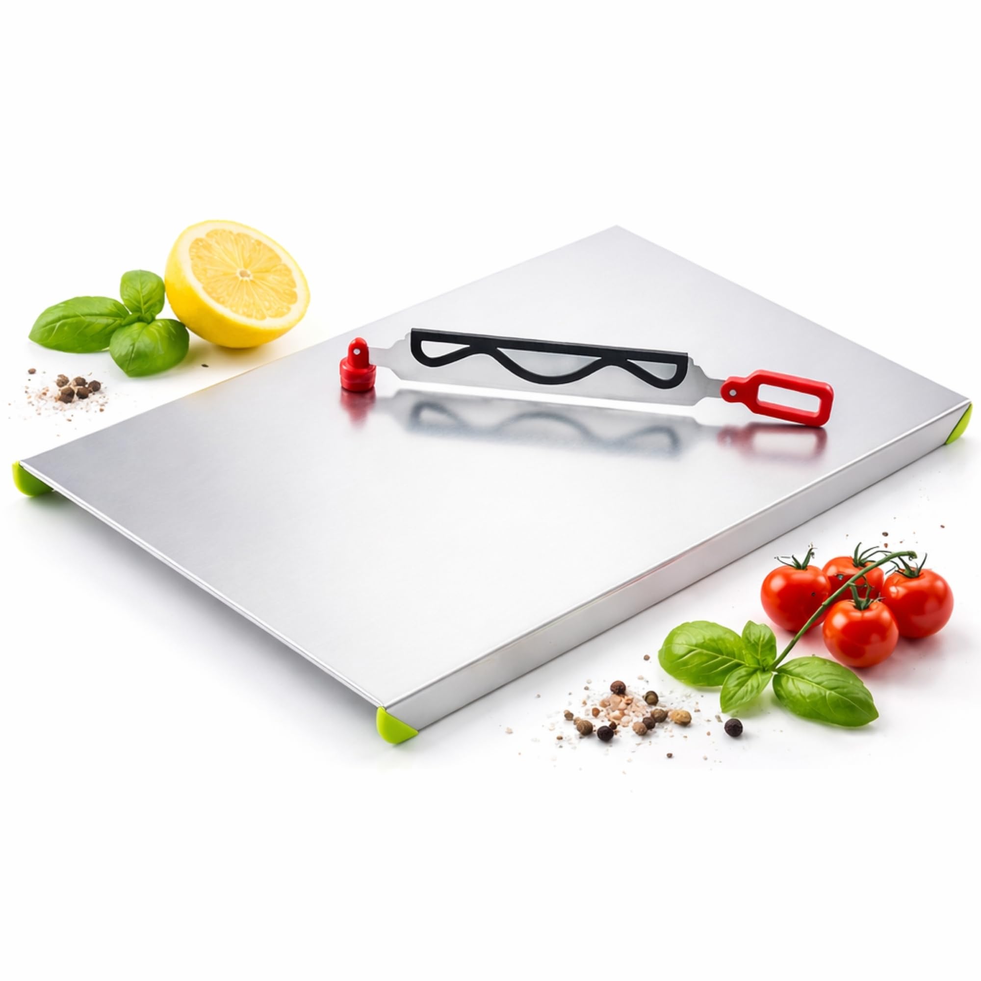 Stainless Steel Cutting Board - Durable & Hygienic -17 Stainless Steel Cutting Board - Durable & Hygienic -17