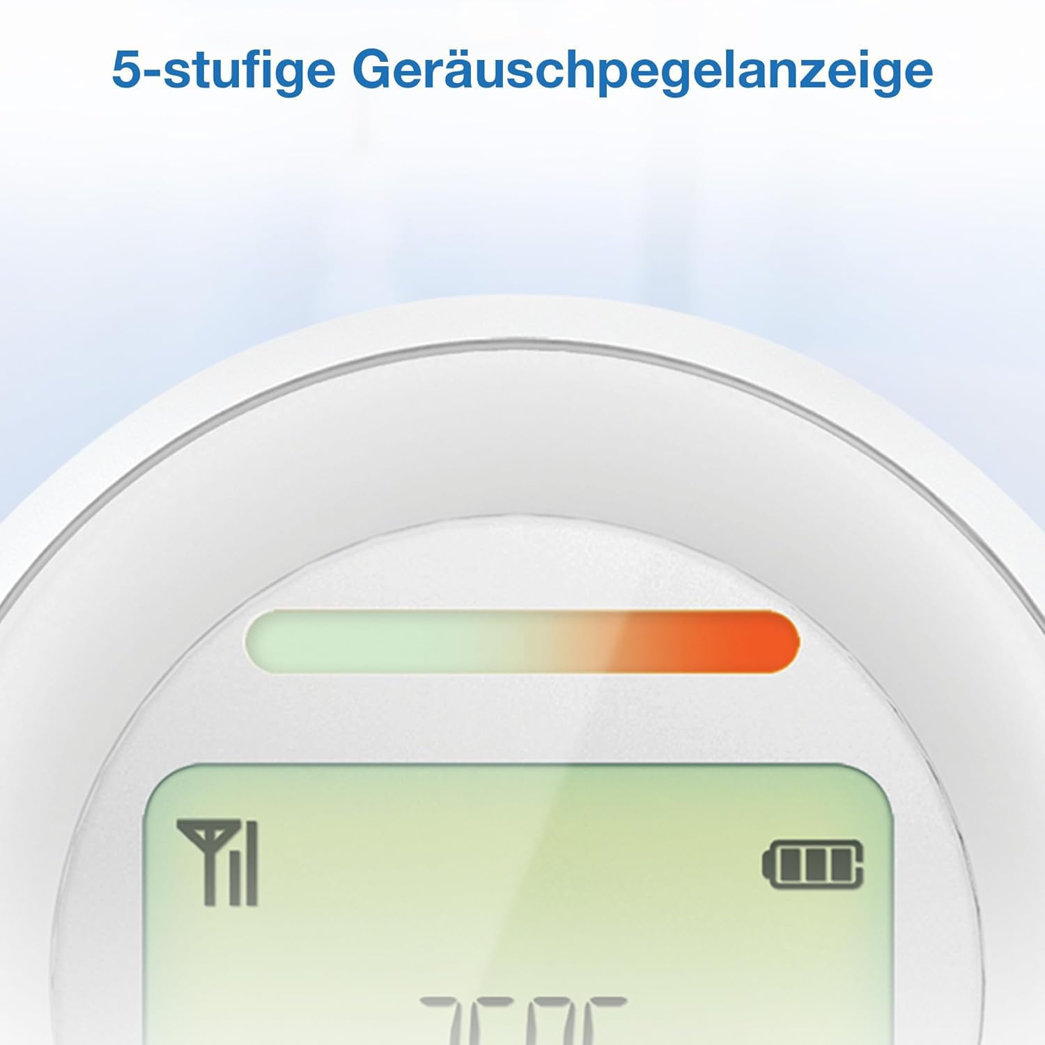 VTech DM121-IT Baby-Audiobabyphone, Reichweite bis 460 m, Akku-Laufzeit bis 8 Stunden, Projektions-Nachtlicht, Schlaflieder, Gegensprechfunktion, Geräuschwarnungen, sichere Datenübertragung, Weiß