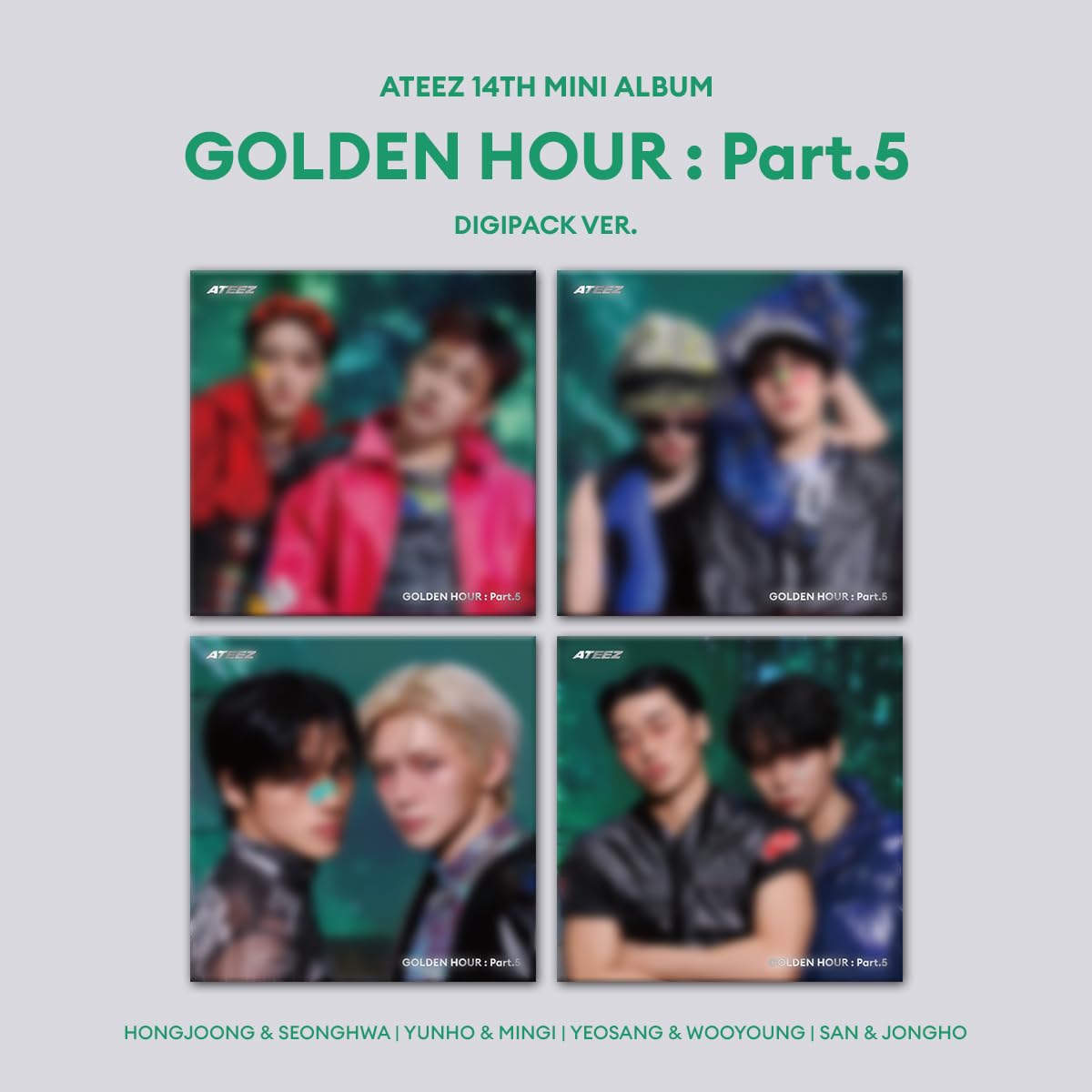 Amazon.co.jp: ATEEZ [GOLDEN HOUR : Part.5] (DIGIPACK UNIT VER