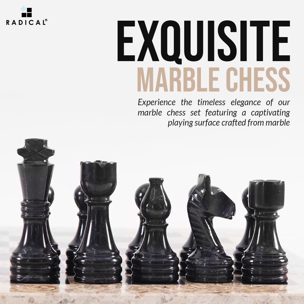 Radicaln Juego De Mesa De Ajedrez De Marmol Original Comple | Envío Gratis