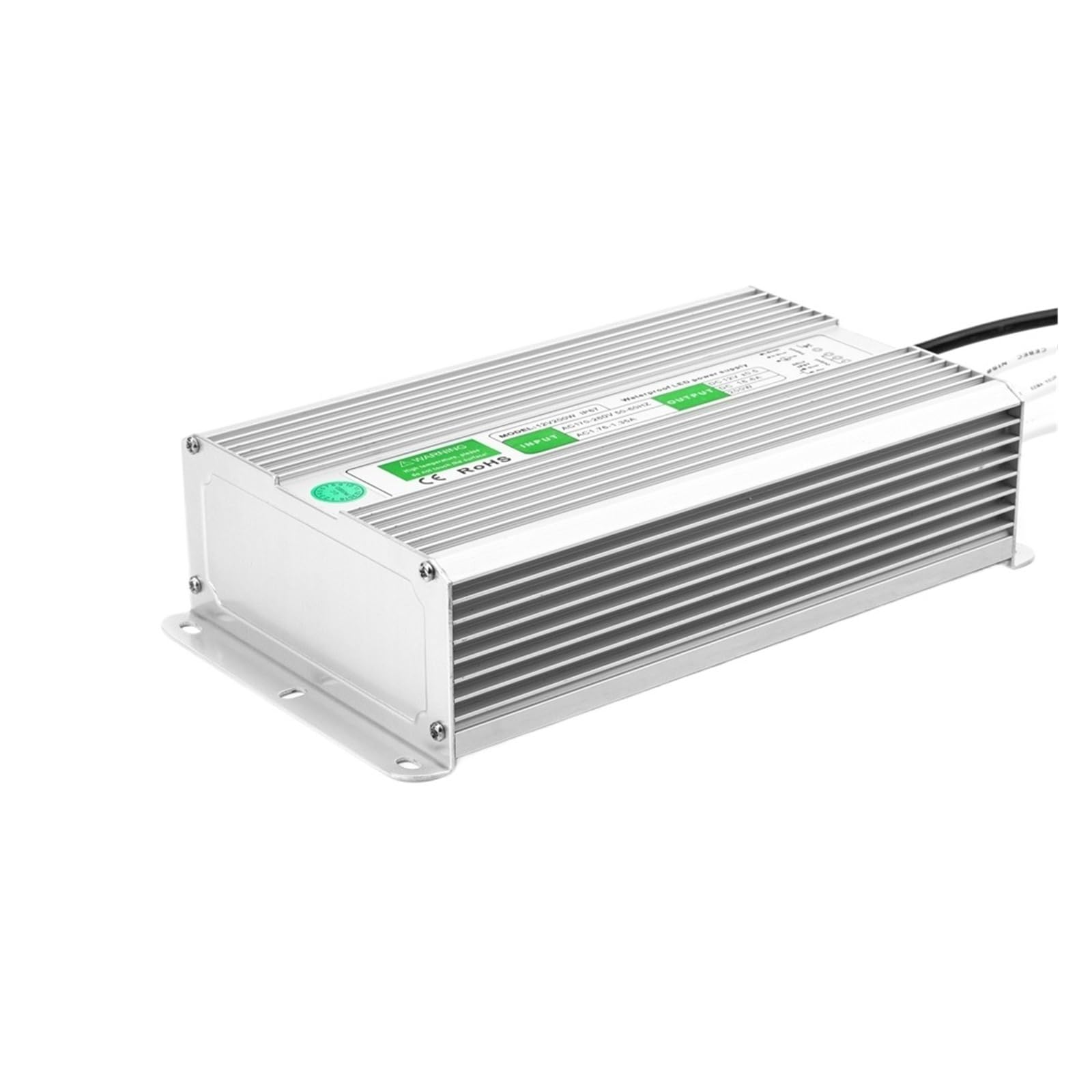 NVSFZGIYG 12V Waterproof IP67 LED Power Transformer Adapter 10w 20w 30w 36w 45w 50w 60w 80w 100w 120w 150w 200w 250w(200W)