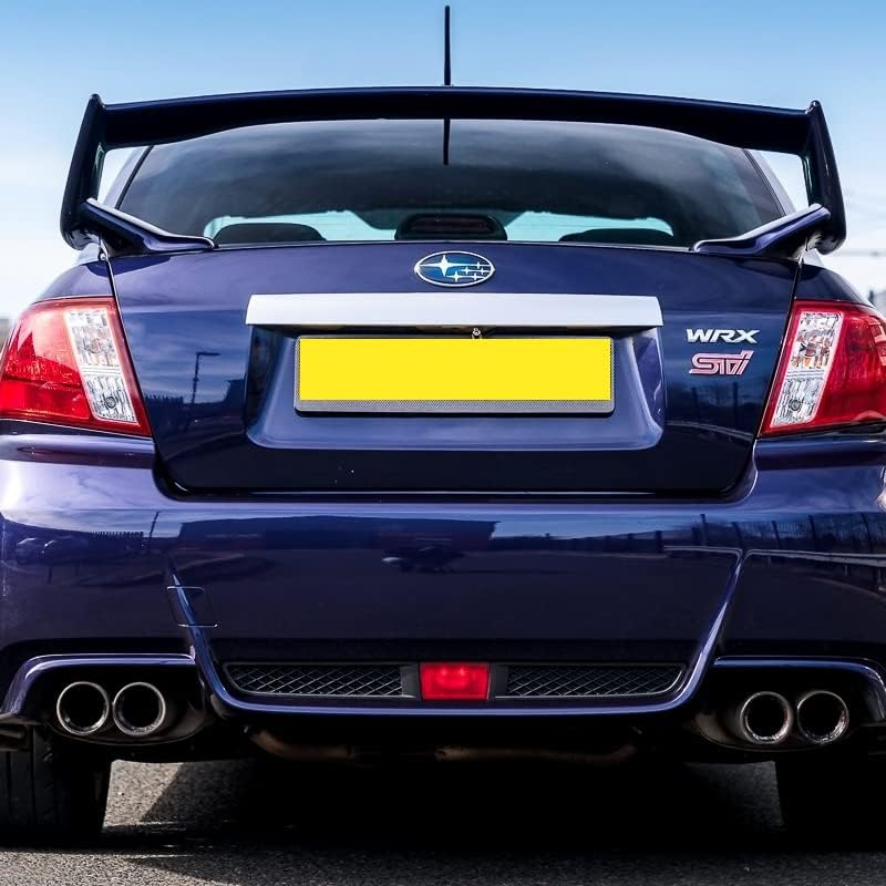 HYPERSPEED Trunk Spoiler Wing Lip Rear Tail Lid kit ABS STI-Style Fit for Subaru Impreza WRX 2008 2009 2010 2011 2012 2013 2014, Car Mods Exterior Accessories Replacement Part Assembly (Primer Black)