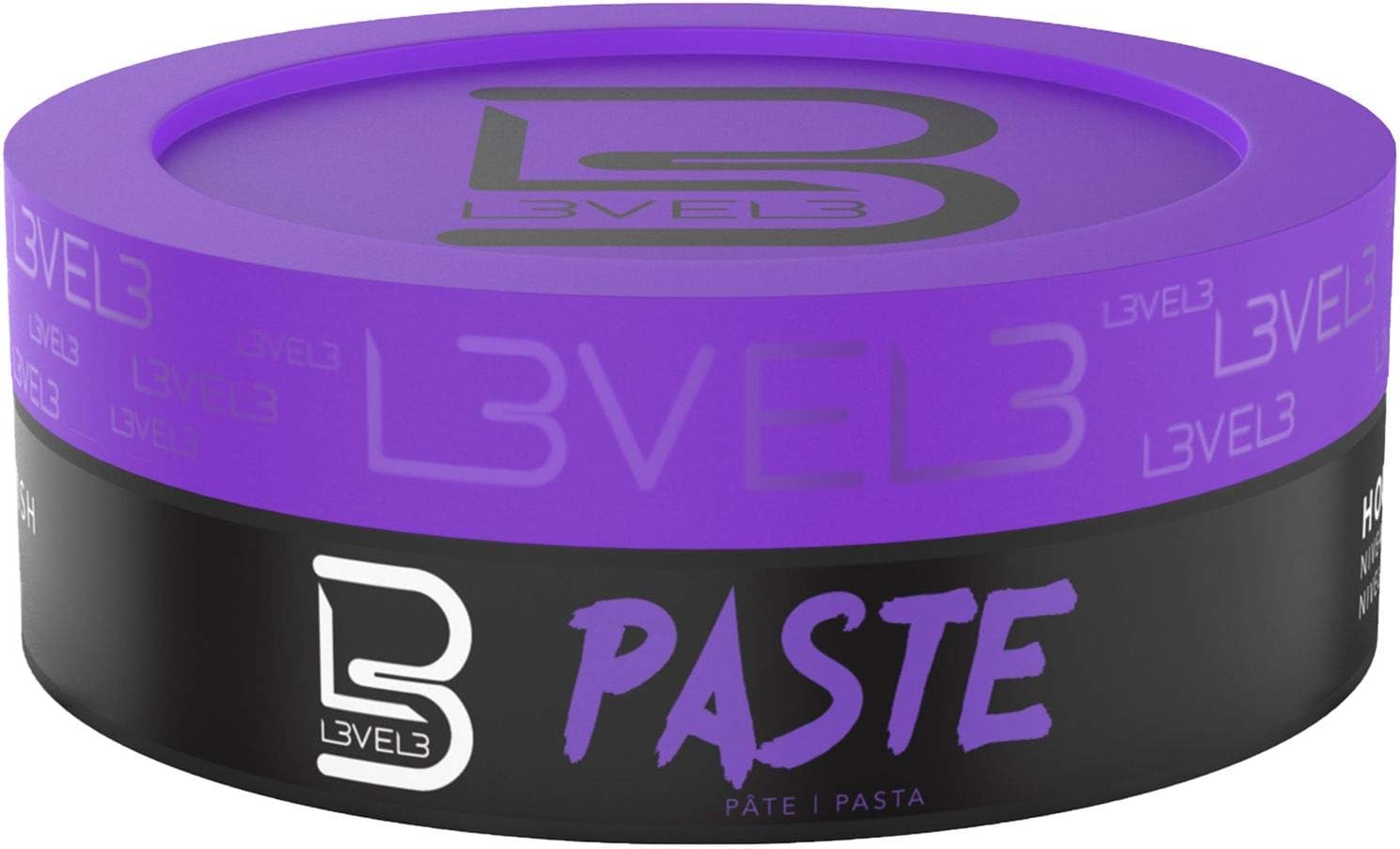 L3 – Level 3 Paste – Long-Lasting Hold – Improves Strength and Volume of Hair – Protects Against Hair Damage – Level Three Men Styling Product (150 ML, Paste)