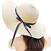 Ronly Women Sun UV Hat Summer Straw Hats Girl Sun Protection Big Brim Beach Hat