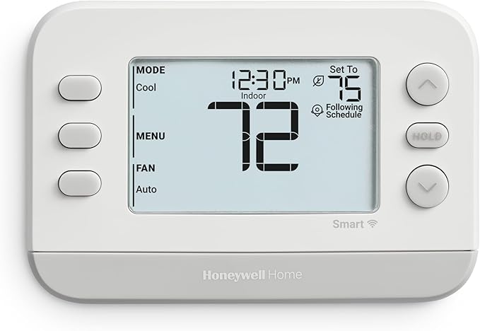 New! Honeywell Home Smart Thermostat, Conventional/Heat Pump Compatibility, WiFi Thermostat