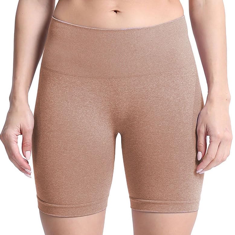 Aoxjox Contour Seamless Shorts for Women High Waist Workout Gym Biker Booty Running Yoga Short