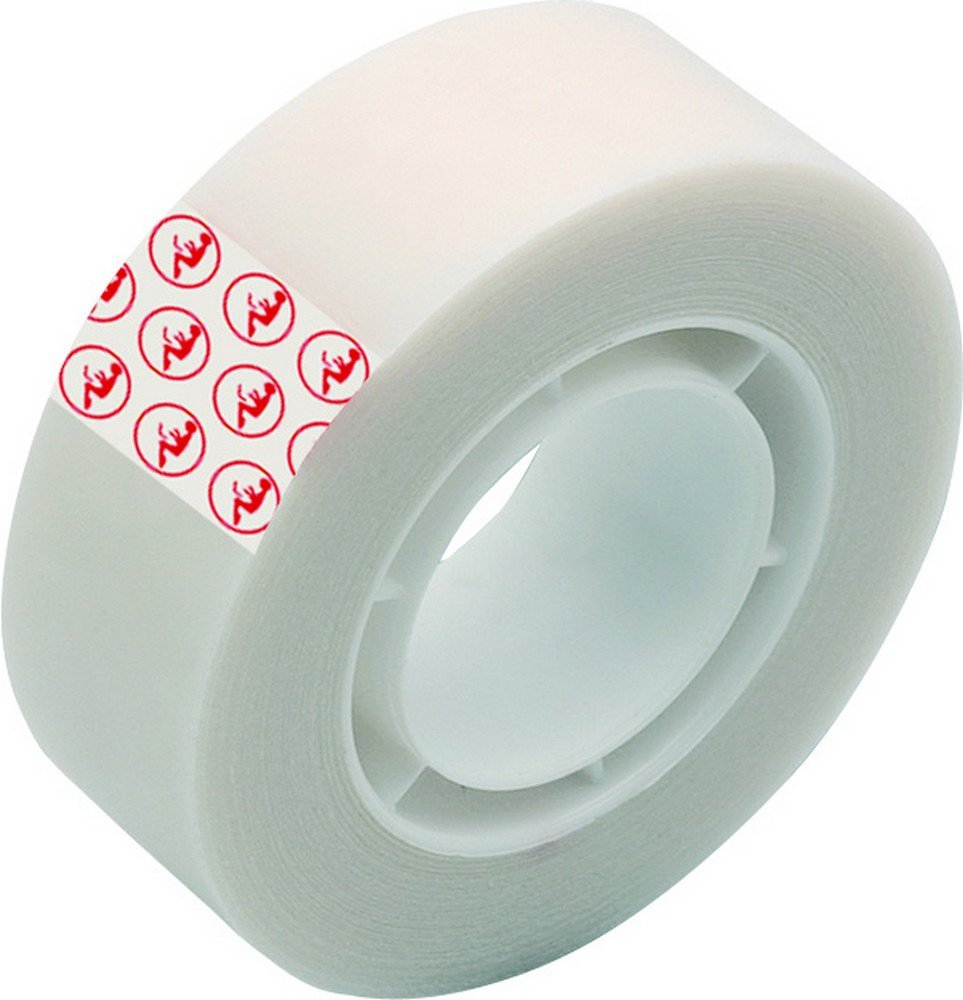 Kores - Unsichtbares Klebeband, starkes, transparentes, selbstklebendes Band für Schule, Haus und Büro, beschreibbar, 33 x 19 mm, Packung mit 16 Rollen, einzeln verpackt
