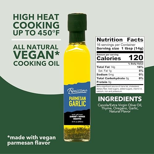 Miniatura 9 de Benissimo Aceites gourmet, albahaca y tomate secado al sol, 8.1 onzas