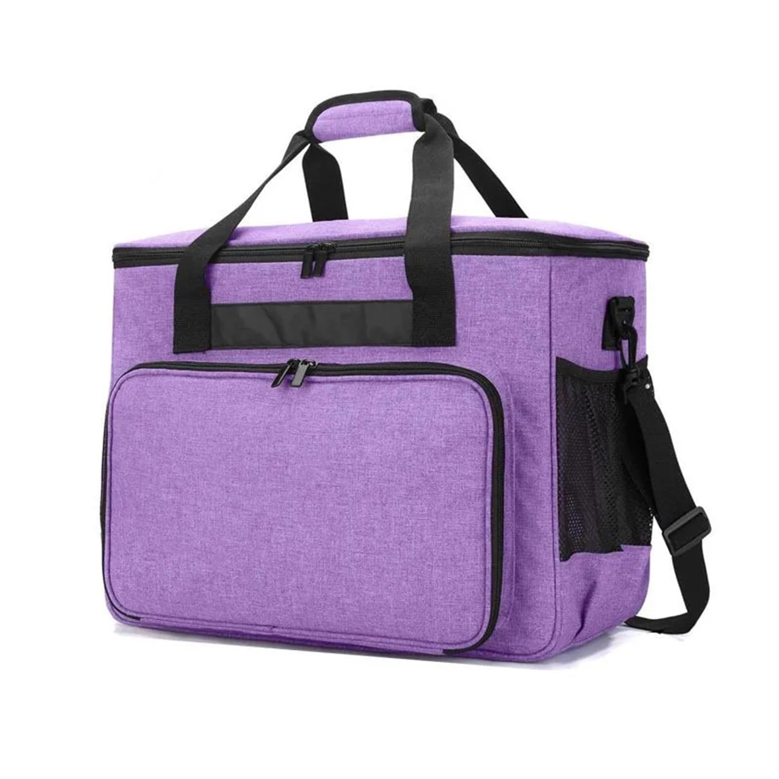Estuche de Transporte for máquina Coser, Bolsa Almacenamiento Acolchada con múltiples Bolsillos, Organizador Accesorios(Purple)